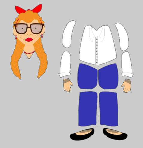 Character Exploded View